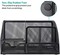 Mesh Office Desktop Organizer with Drawer, Metal Stationary Black Desk Caddy, 6 Compartments, 8.7 x 5.5 x 5 inch, 1 Pack